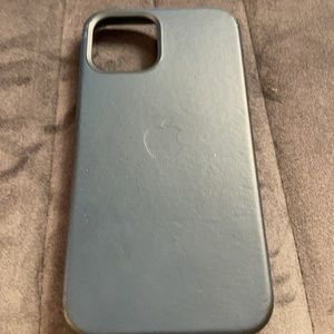 Iphone 12 pro magsafe leather case from apple